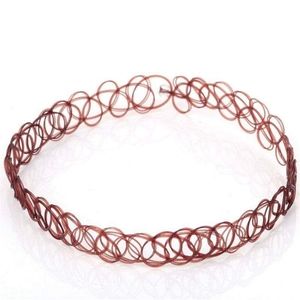 Choker,Tattoo choker necklace 2 pack bundle 90s